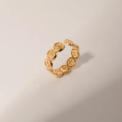 Ins Style Personalized All-match Stainless Steel Ring