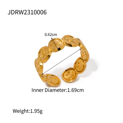 Ins Style Personalized All-match Stainless Steel Ring