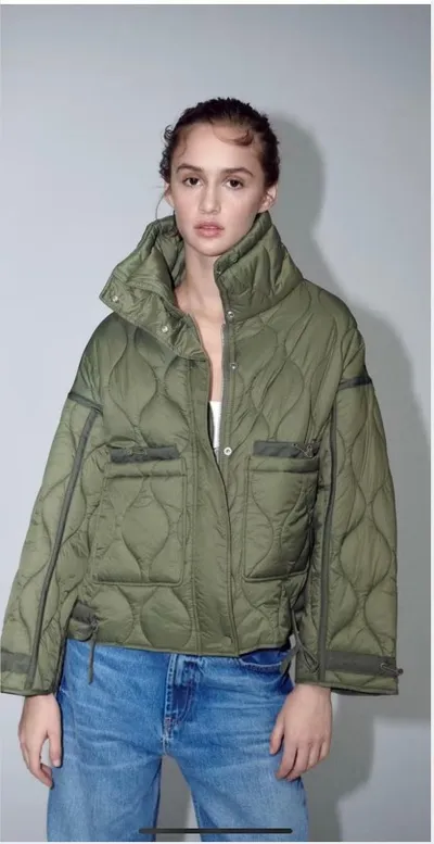 Women's Clothing Casual Stand-up Collar Jacket Cotton Coat Jacket
