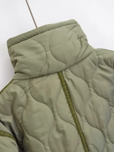 Women's Clothing Casual Stand-up Collar Jacket Cotton Coat Jacket