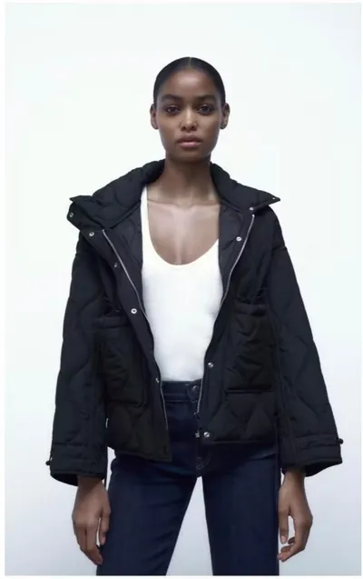 Women's Clothing Casual Stand-up Collar Jacket Cotton Coat Jacket