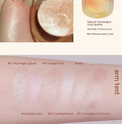 Shell Monochrome Highlighting Powder Shimmer Matte Tear Groove Nose Shadow Brightening