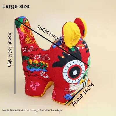 Handmade Cloth Tiger Chinese Style Folk Crafts Special Gift