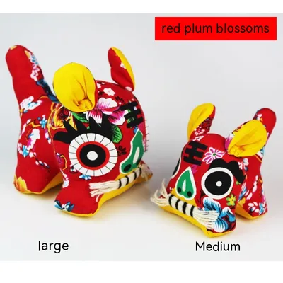 Handmade Cloth Tiger Chinese Style Folk Crafts Special Gift