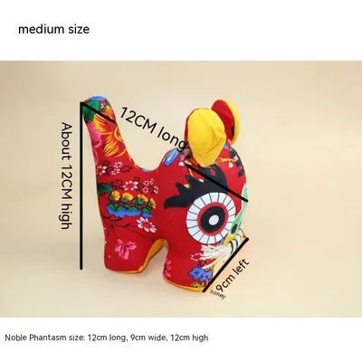 Handmade Cloth Tiger Chinese Style Folk Crafts Special Gift