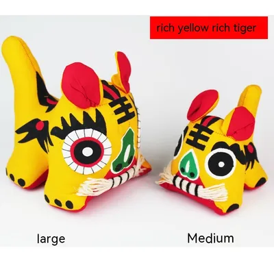 Handmade Cloth Tiger Chinese Style Folk Crafts Special Gift