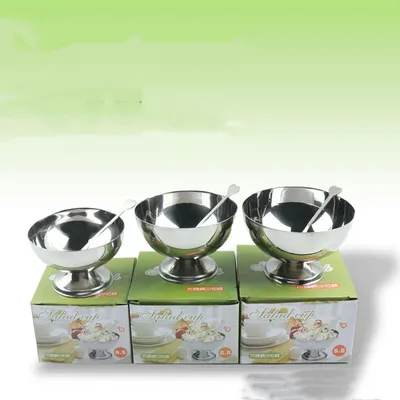 High Quality Stainless Steel Ice Cream Cup