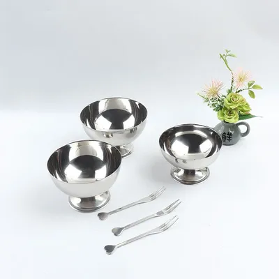 High Quality Stainless Steel Ice Cream Cup