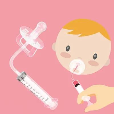 أداة تغذية الأدوية للأطفال الرضع بعمر 3 سنوات، مقاومة للاختناق