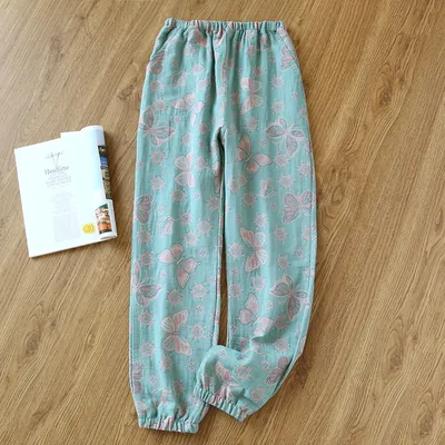 Women's Home Thin Summer Pure Cotton Pajama Pants