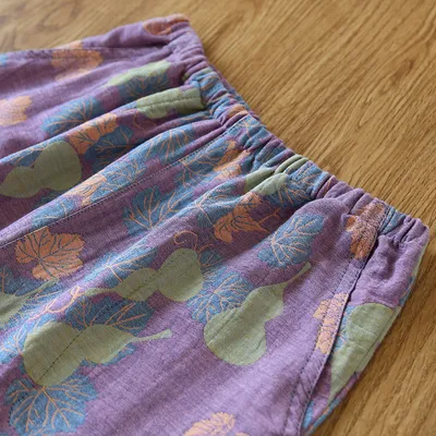 Women's Home Thin Summer Pure Cotton Pajama Pants