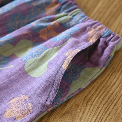 Women's Home Thin Summer Pure Cotton Pajama Pants