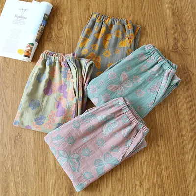 Women's Home Thin Summer Pure Cotton Pajama Pants