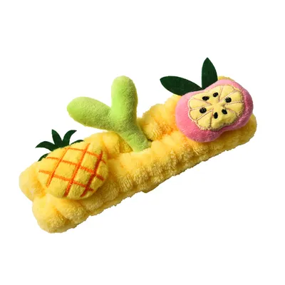 Cartoon Pineapple Bean Sprouts Grass Hair Ring Women's Raw Face Wash Makeup Headband