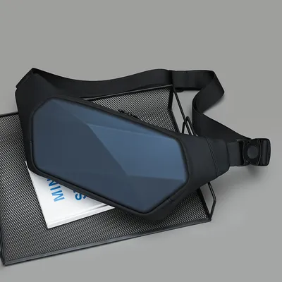 حقيبة رجالية أنيقة متعددة الاستخدامات بتصميم متعدد الأوجه، مصنوعة من مواد عالية الجودة، قابلة للتخصيص.