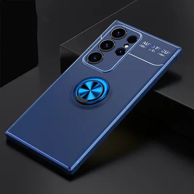 Metal Ring Support Car Magnetic Phone Case