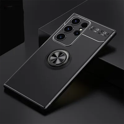 Metal Ring Support Car Magnetic Phone Case
