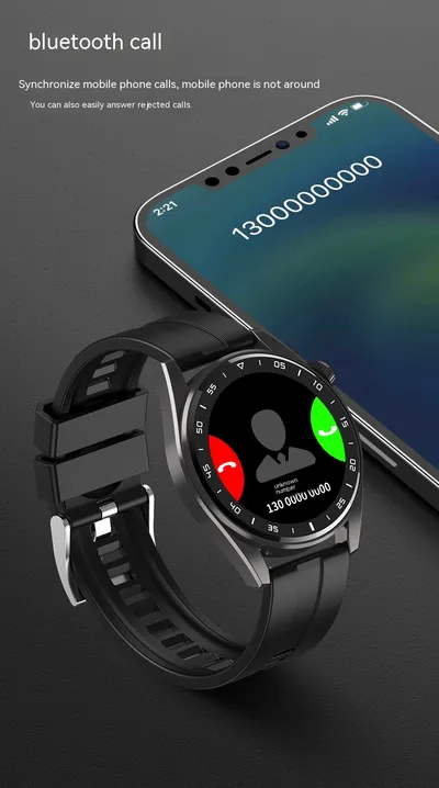 مكالمات بلوتوث، تقنية NFC، التحكم في الوصول، معدل ضربات القلب، ساعة GT3 Pro