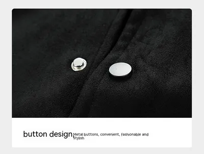 Retro Loose Men's Jacket Baseball Uniform