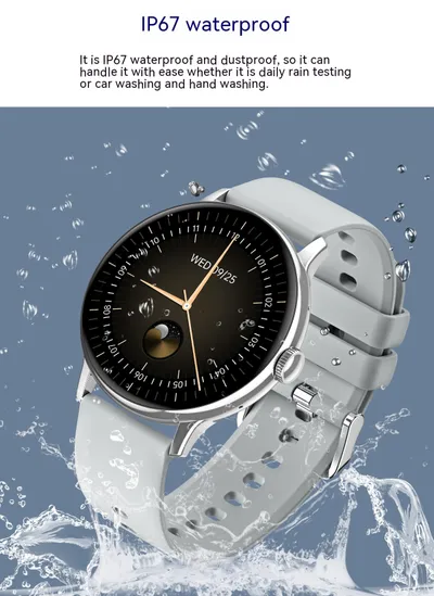 ساعة CY500 الذكية الرياضية المزودة بميزة قياس معدل ضربات القلب، وتقنية NFC، وبلوتوث، وميزة الاتصال.