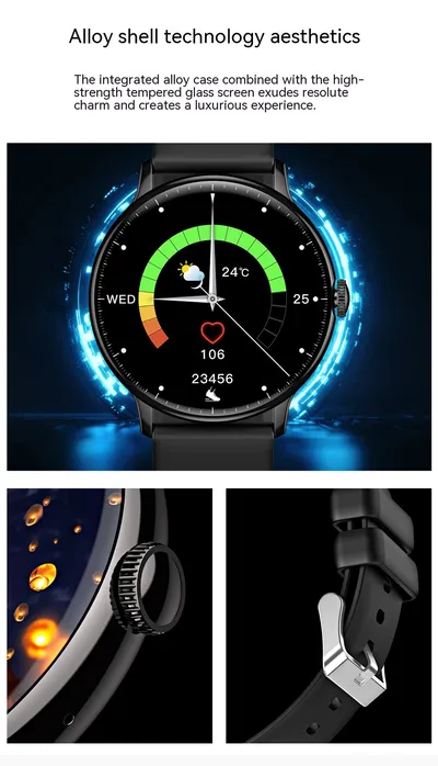 ساعة CY500 الذكية الرياضية المزودة بميزة قياس معدل ضربات القلب، وتقنية NFC، وبلوتوث، وميزة الاتصال.