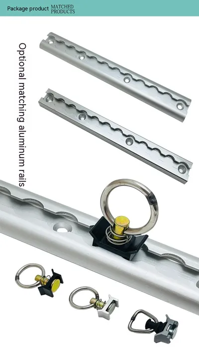 خطاف تثبيت حبل الأمتعة من نوع Track Lock