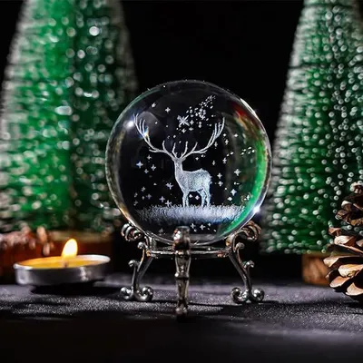 Creative Glow Crystal Small Night Lamp Desktop Decoration
