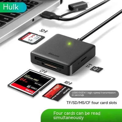 SDTFCFmemory Card USB30 High-speed Multi-drive Letter Card Reader