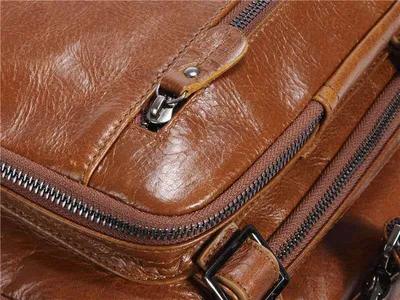 حقيبة جلدية مستوردة متعددة الوظائف للرجال