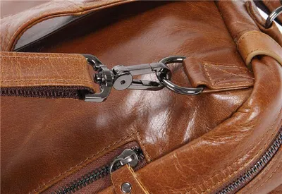 حقيبة جلدية مستوردة متعددة الوظائف للرجال