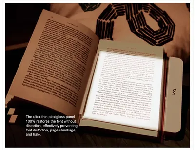 مصباح قراءة LED قابل للتعتيم، مصباح قراءة للعين، مصباح تعلم للكتاب، راتنج أكريليك للقراءة الليلية