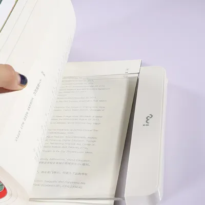 مصباح قراءة LED قابل للتعتيم، مصباح قراءة للعين، مصباح تعلم للكتاب، راتنج أكريليك للقراءة الليلية