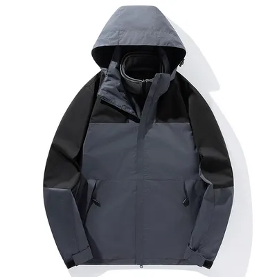Men's High Waterproof Three-in-one Shell Jacket