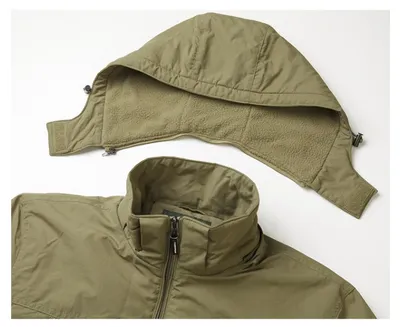 Cotton-padded Coat Men's Loose Casual Handsome Fleece-lined Outdoor Quick-drying Shell Jacket