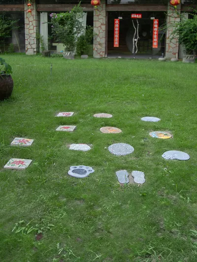 Outdoor Anti Slip Stepping Stone Courtyard Tiles