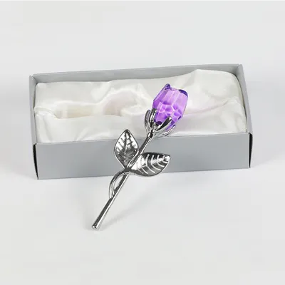 Crystal Metal Rose Valentine's Day Small Gift Wedding