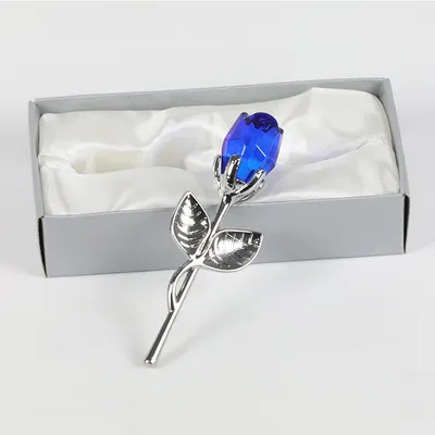 Crystal Metal Rose Valentine's Day Small Gift Wedding