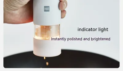 Electric Grinder Kitchen Black Pepper Pepper Sea Salt Household Rechargeable Multi-function Seasoning Mill Dry Powder Machine