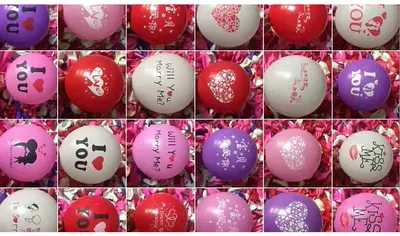 Thickened Balloon Wedding Room Balloon Layout Wedding Supplies Layout Valentine's Day Qixi Party