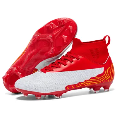 Professional Spike Breathable Sweat Absorbing Outdoor Sports Soccer Shoes