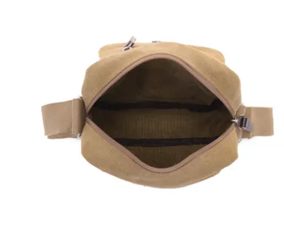 Men and women casual small Messenger bag Korean canvas bag shoulder bag men bag Outdoor men's multi-function bag
