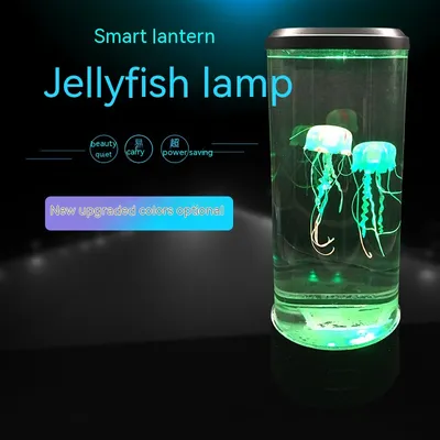 مصباح قنديل البحر، يعمل بمنفذ USB، مزود بإضاءة LED ملونة متغيرة الألوان، مصباح ليلي صغير لإضفاء جو منزلي مميز
