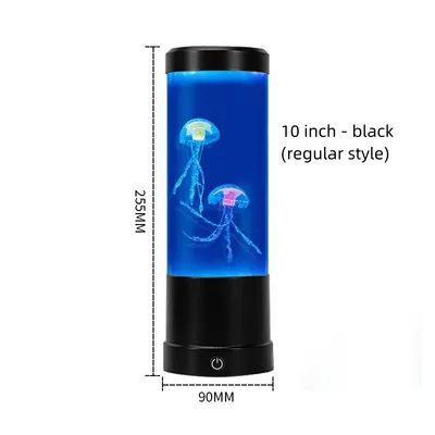 مصباح قنديل البحر، يعمل بمنفذ USB، مزود بإضاءة LED ملونة متغيرة الألوان، مصباح ليلي صغير لإضفاء جو منزلي مميز