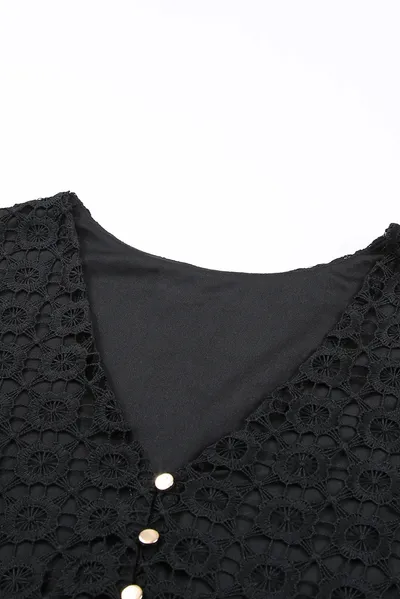 Lace Stitching Long Sleeve Dress Women