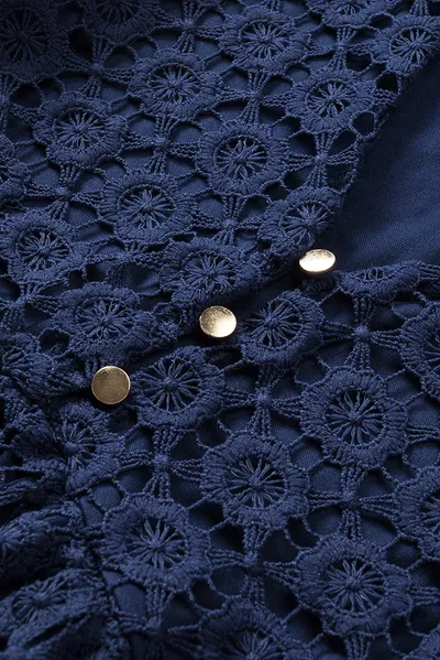 Lace Stitching Long Sleeve Dress Women