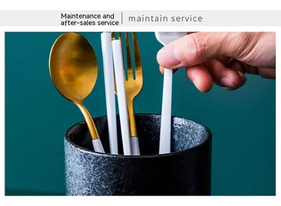Japanese-style Ceramic Chopsticks Holder Household Tableware Storage Box
