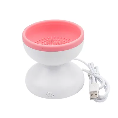 Electric Makeup Brush Cleaner Machine Portable Automatic USB Cosmetic Brush Cleaner Tools For All Size Beauty Makeup Brushes Set