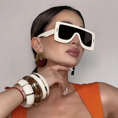 نظارات شمسية رجالية جديدة بتصميم غير منتظم