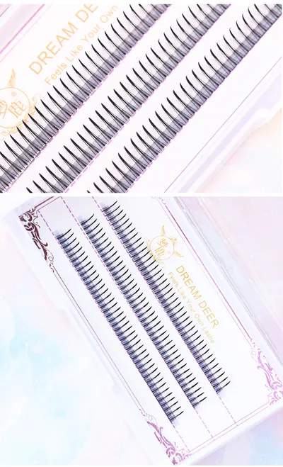 A-type False Eyelashes Female Single Cluster Piecewise