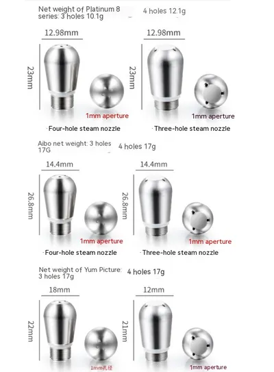 Coffee Machine Steam Nozzle Compatible With A Variety Of Milk Frother Nozzles